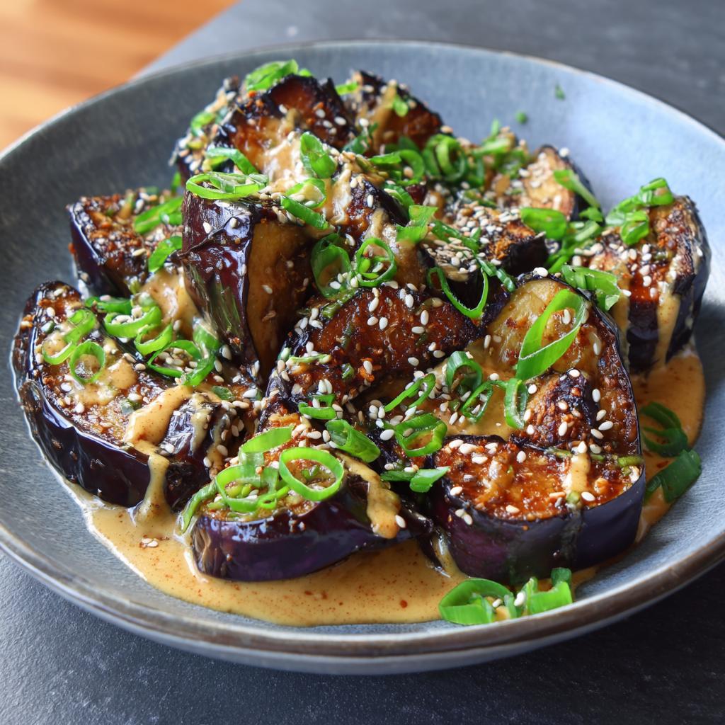 Aubergine au Four Sauce Miso