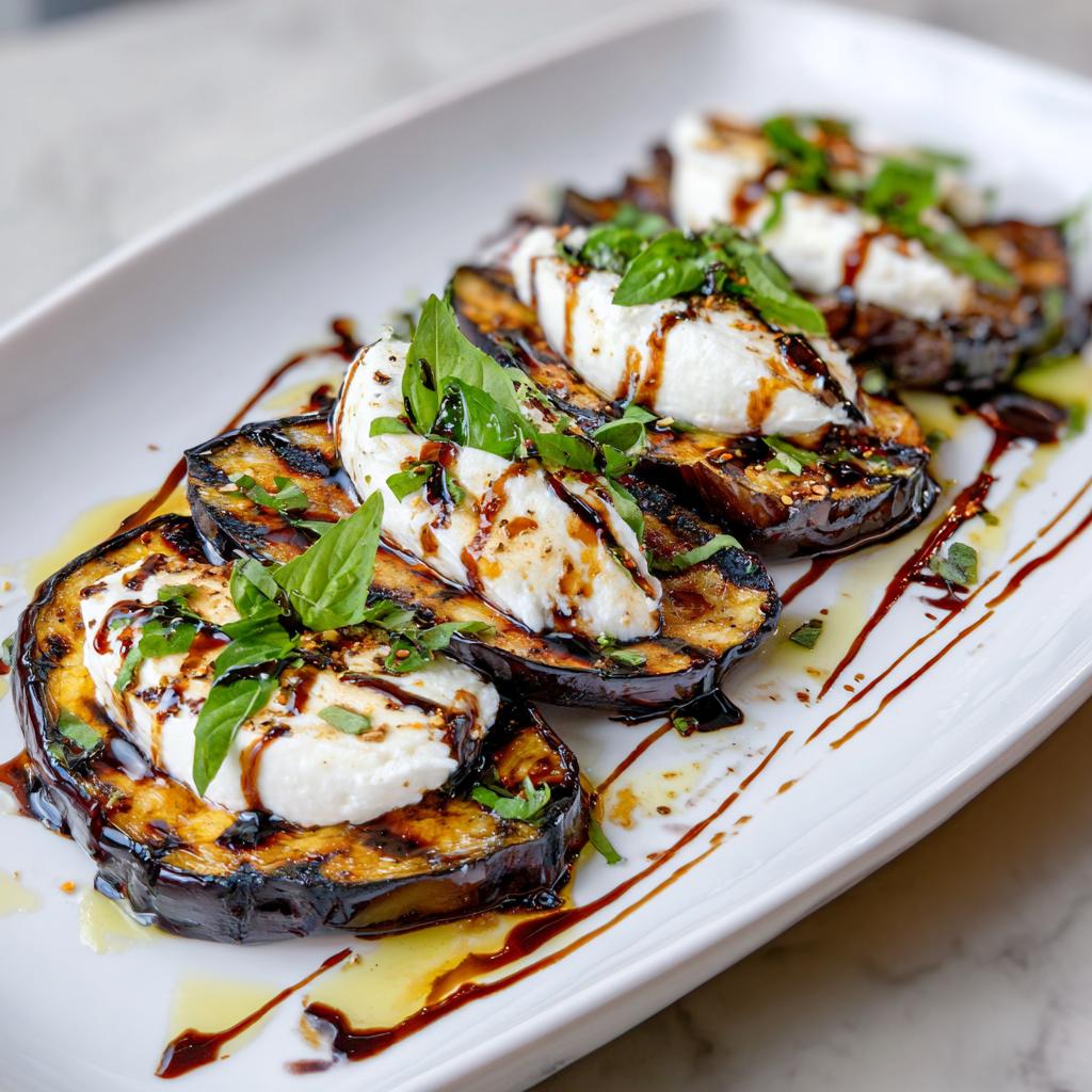 Aubergines Grillées à la Burrata - detail 1