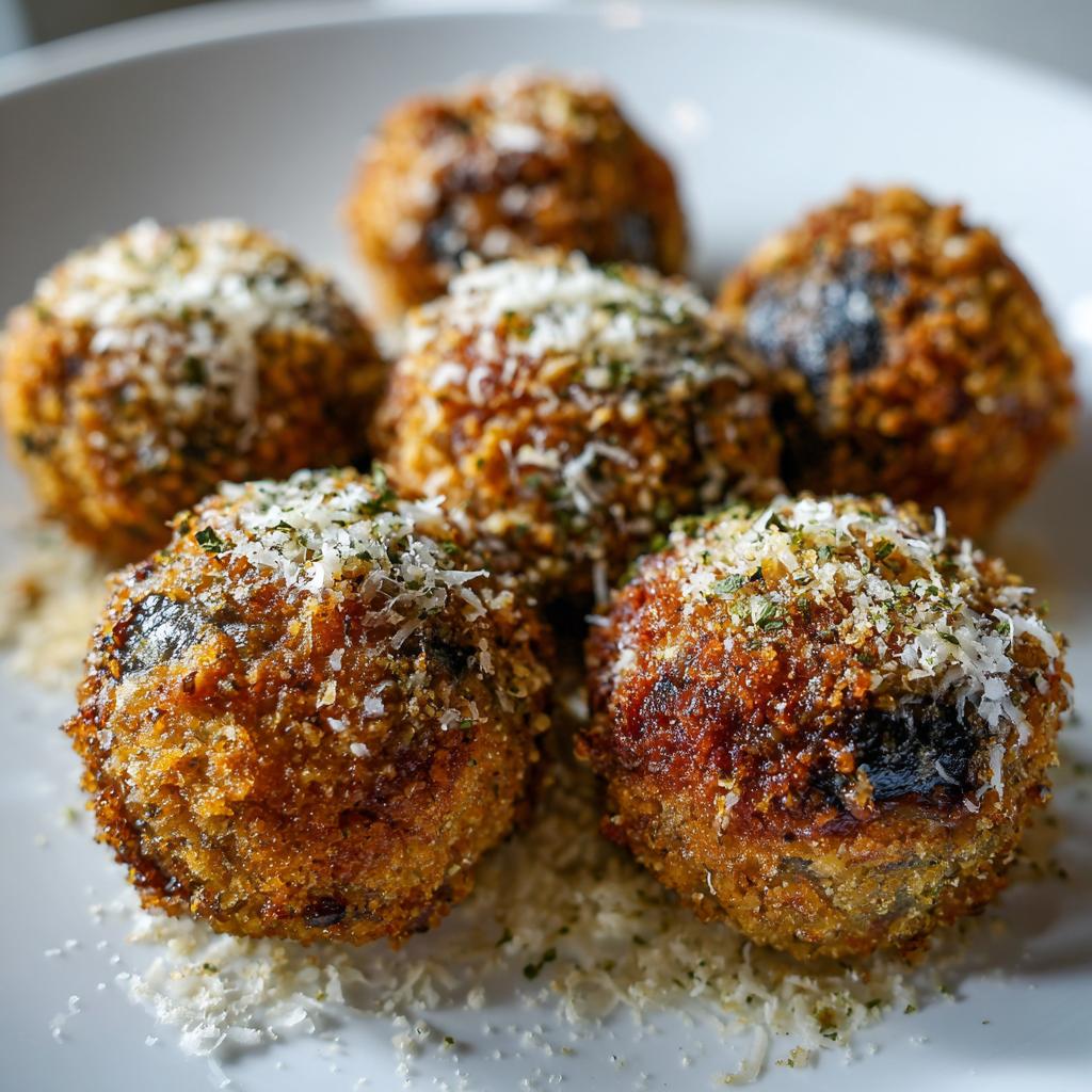 Boules de Parmesan d'Aubergine - detail 1