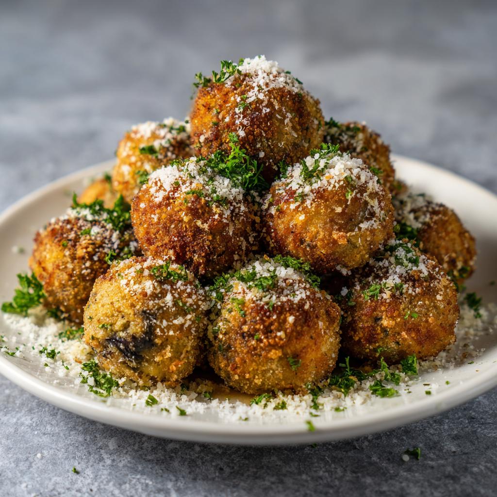 Boules de Parmesan d'Aubergine