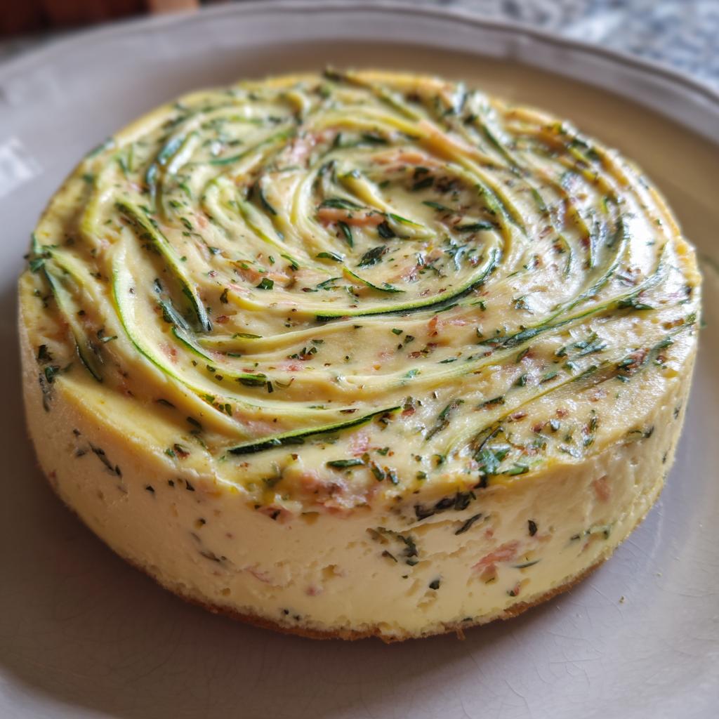 Cheesecake de Saumon Fumé et Courgette