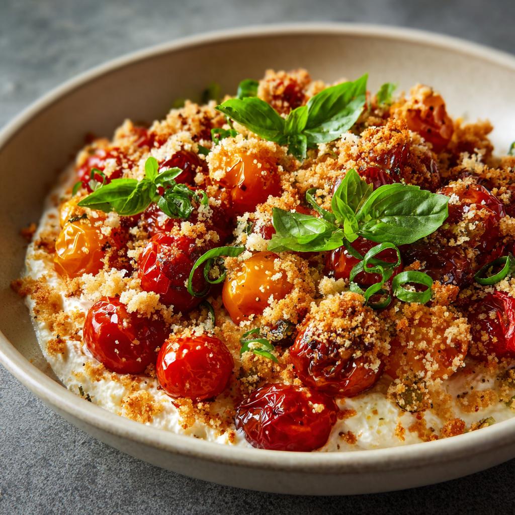 Crumble aux Tomates Cerises et Ricotta - detail 1