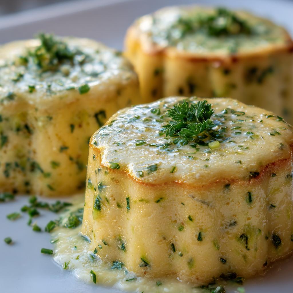 Flans de Courgette au Parmesan