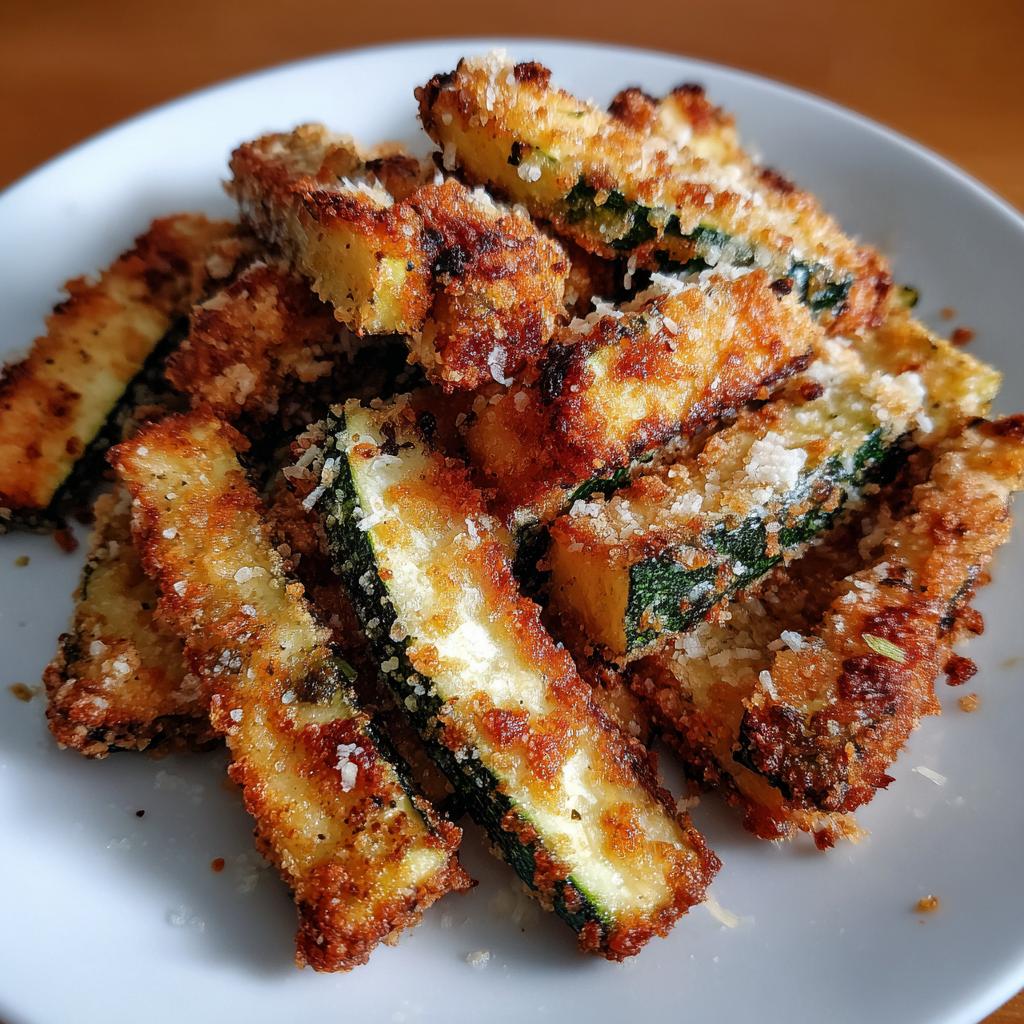 Frites de Courgettes au Parmesan