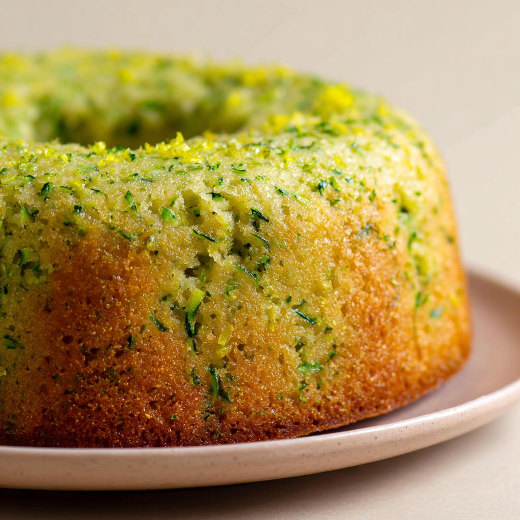 Gâteau Moelleux aux Courgettes et Citron
