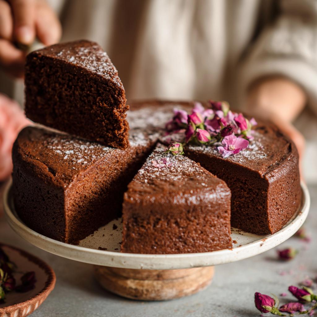 Gâteau de Patate Douce et Cacao Cru
