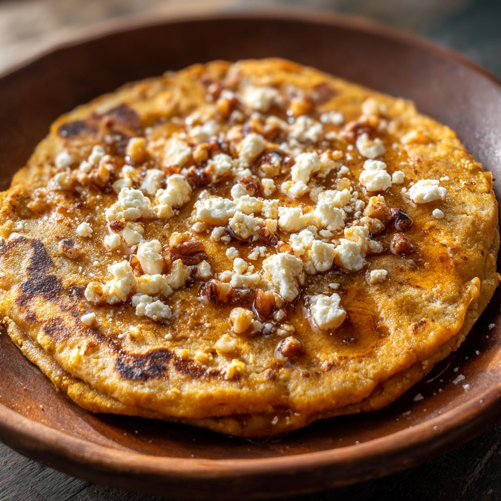 Roti de Butternut au Miel, Feta et Noix