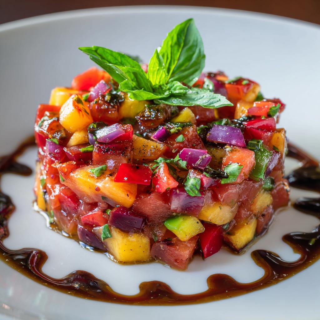 Tartare Ancien de Tomates et Nectarines - detail 1