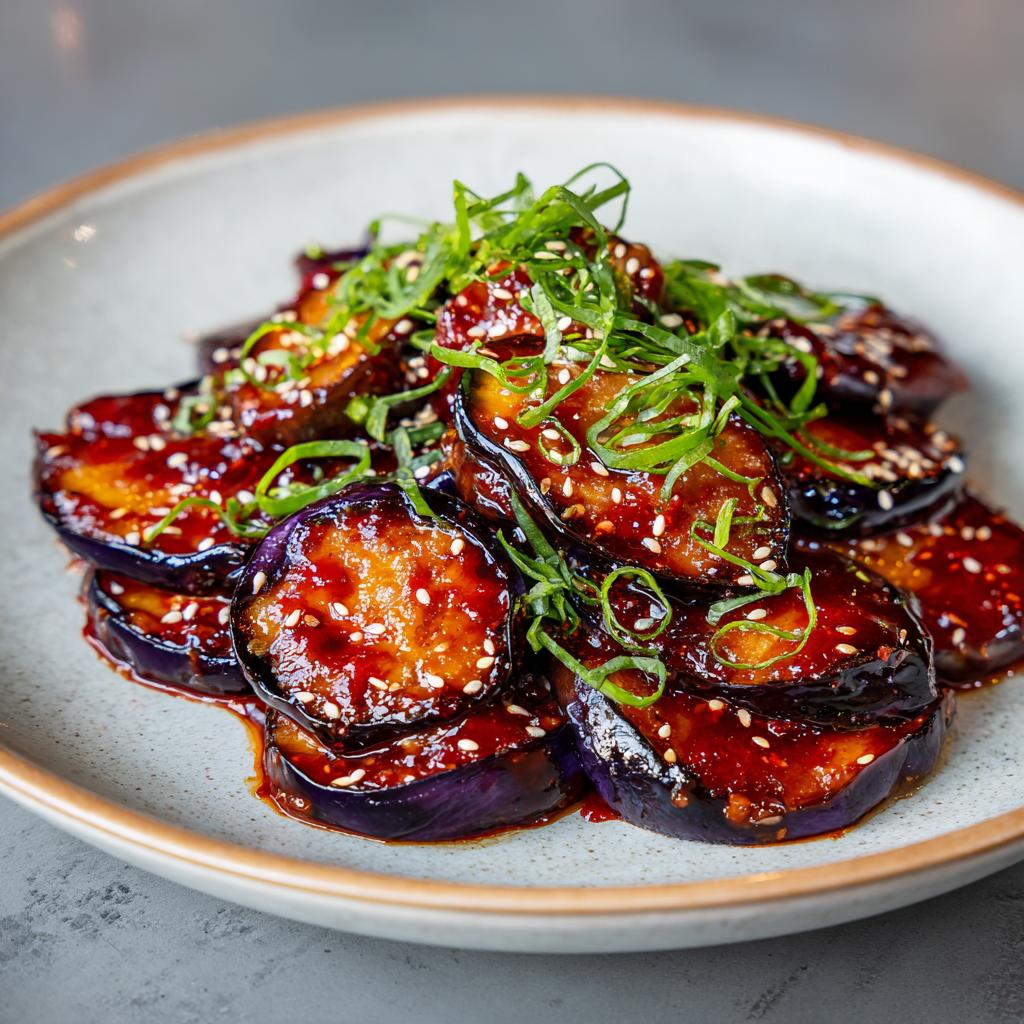 Aubergine au Gochujang