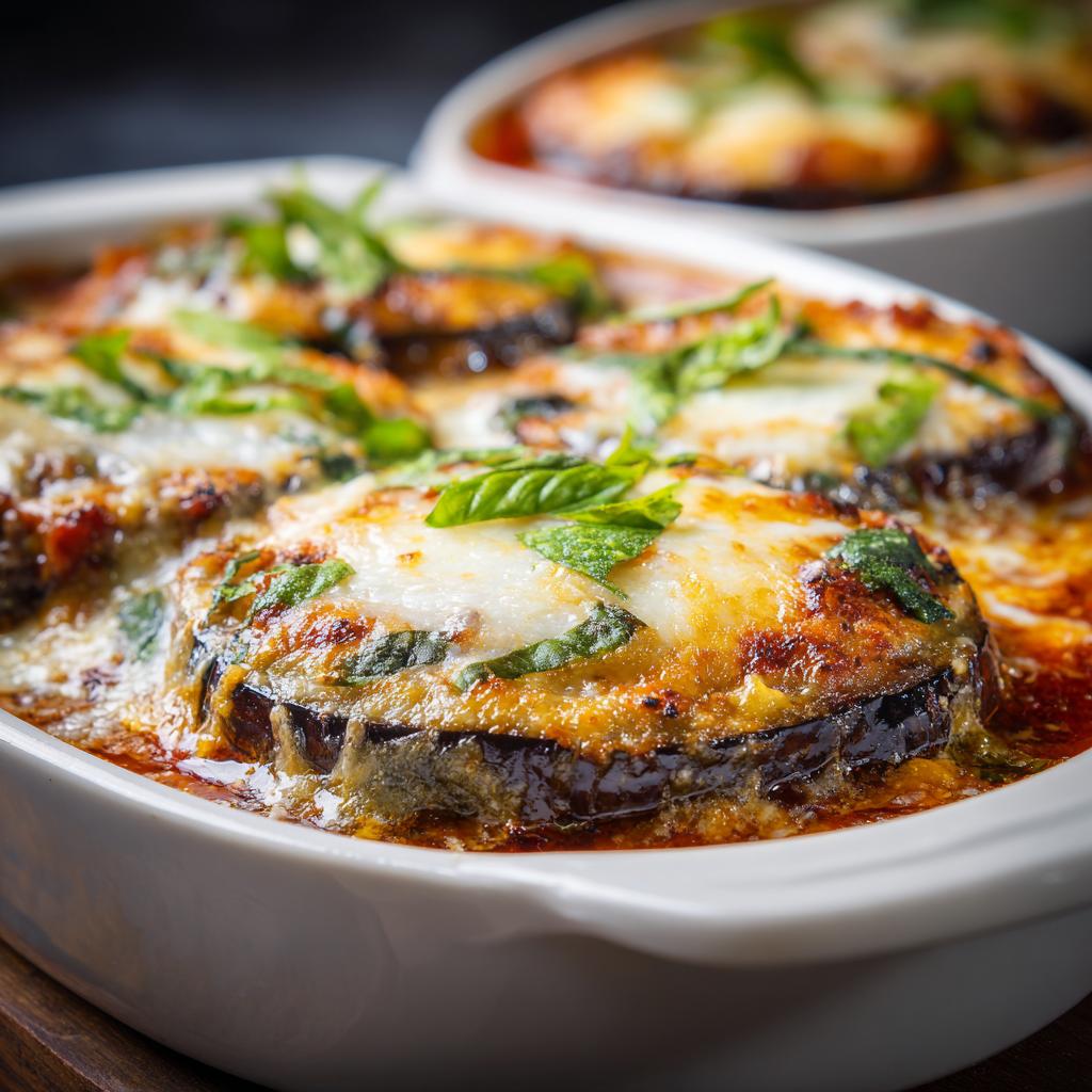 Aubergines à la Parmigiana