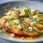 Carpaccio de Nectarine et Feta