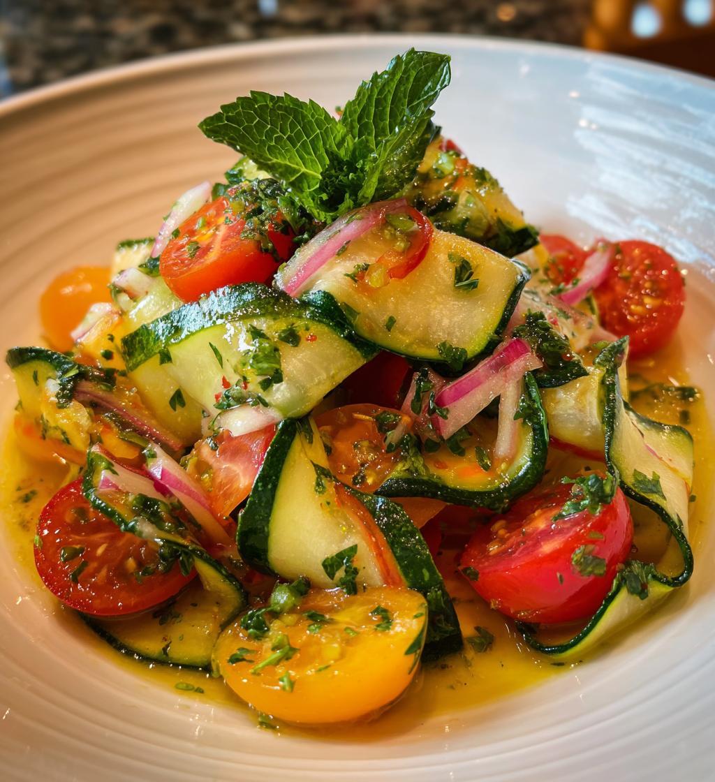Ceviche de Courgettes - detail 1