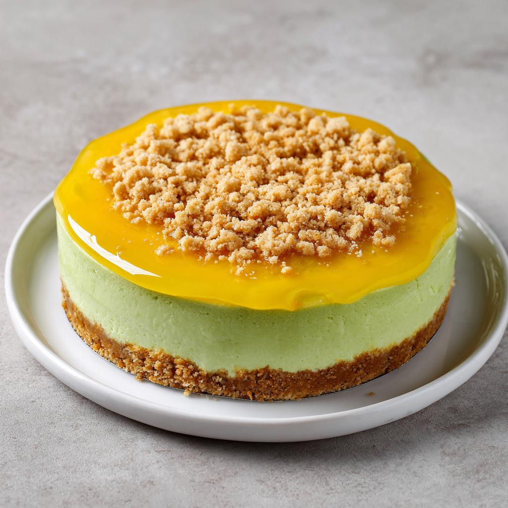 Cheesecake Avocat Mangue Citron Émietté