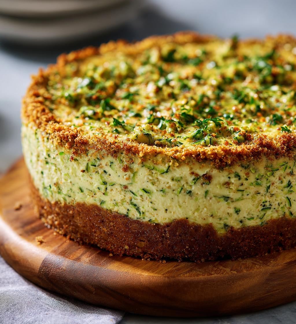 Cheesecake Salé aux Courgettes et Feta - detail 1
