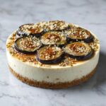 Cheesecake Salé à l'Aubergine, Tahini et Sésame