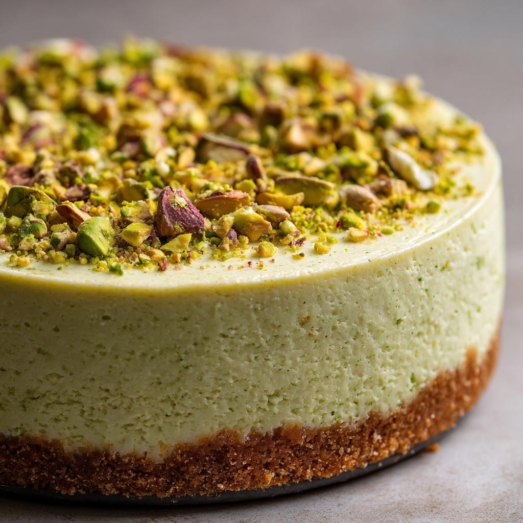 Cheesecake aux Courgettes, Basilic et Pistaches