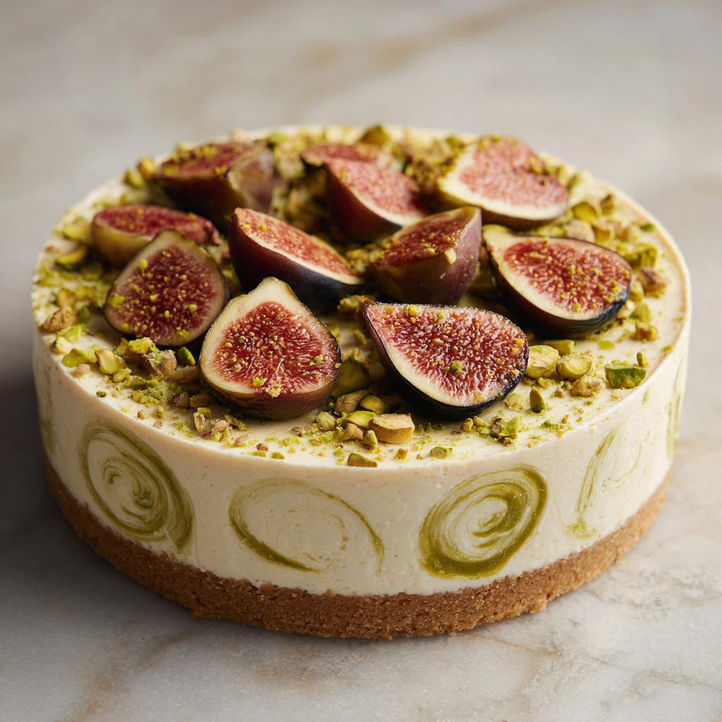 Cheesecake aux Figues et Pistaches Réfrigéré