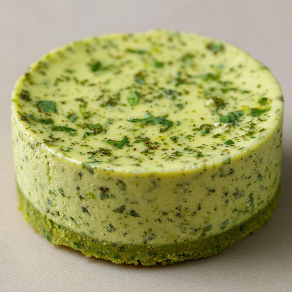 Cheesecake de Courgette, Feta et Menthe
