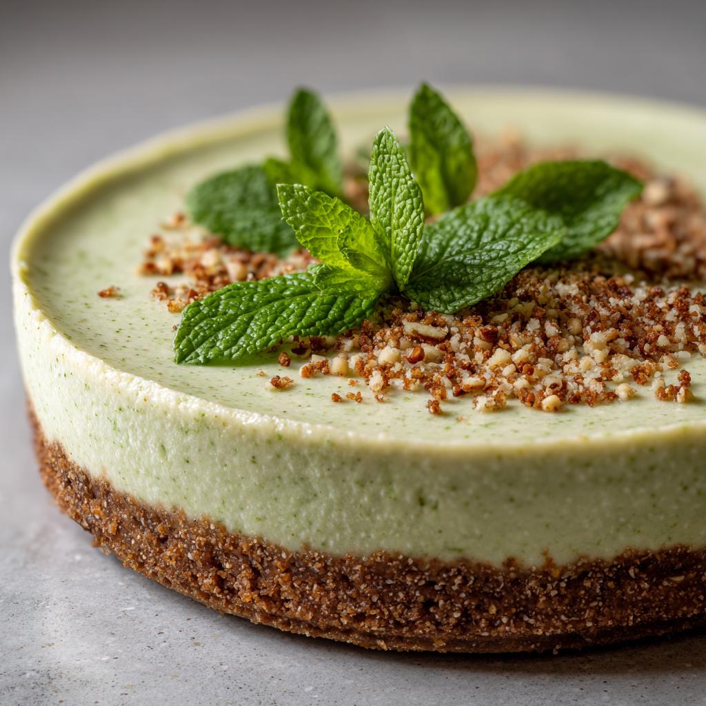 Cheesecake de Courgette, Menthe et Noisettes - detail 1