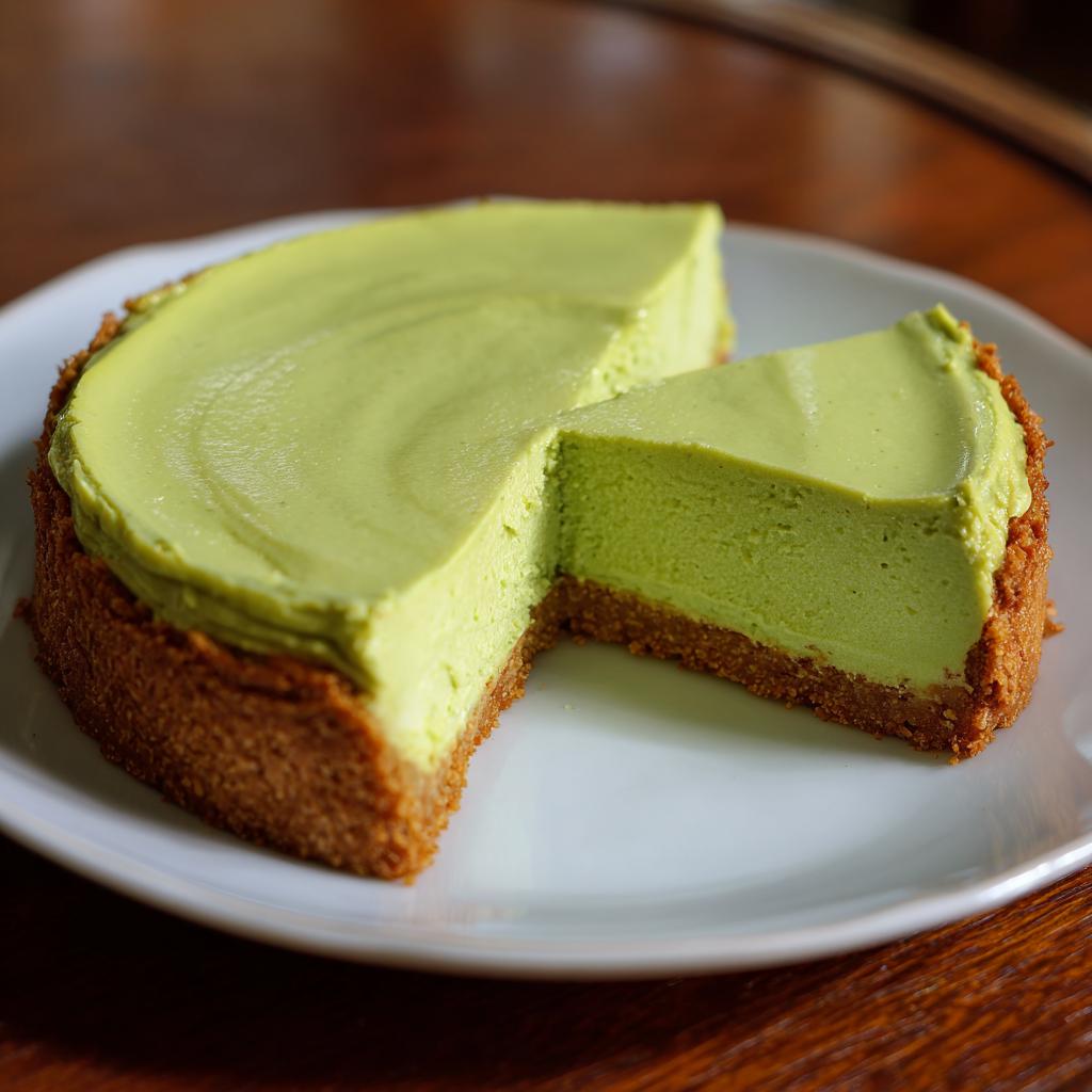 Cheesecake à l'Avocat et au Citron Vert