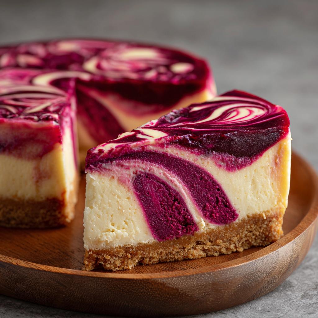 Cheesecake à la Betterave et au Fromage de Chèvre