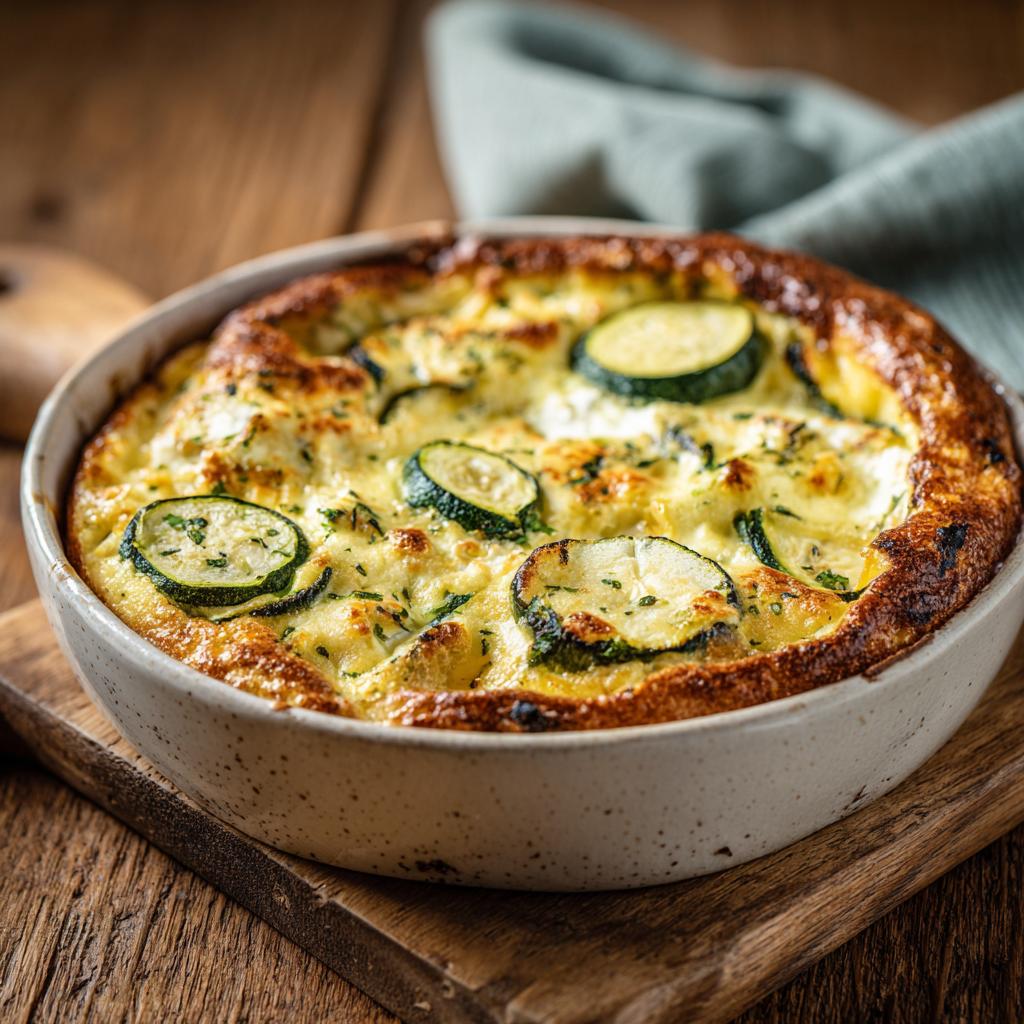 Clafoutis Courgettes Boursin