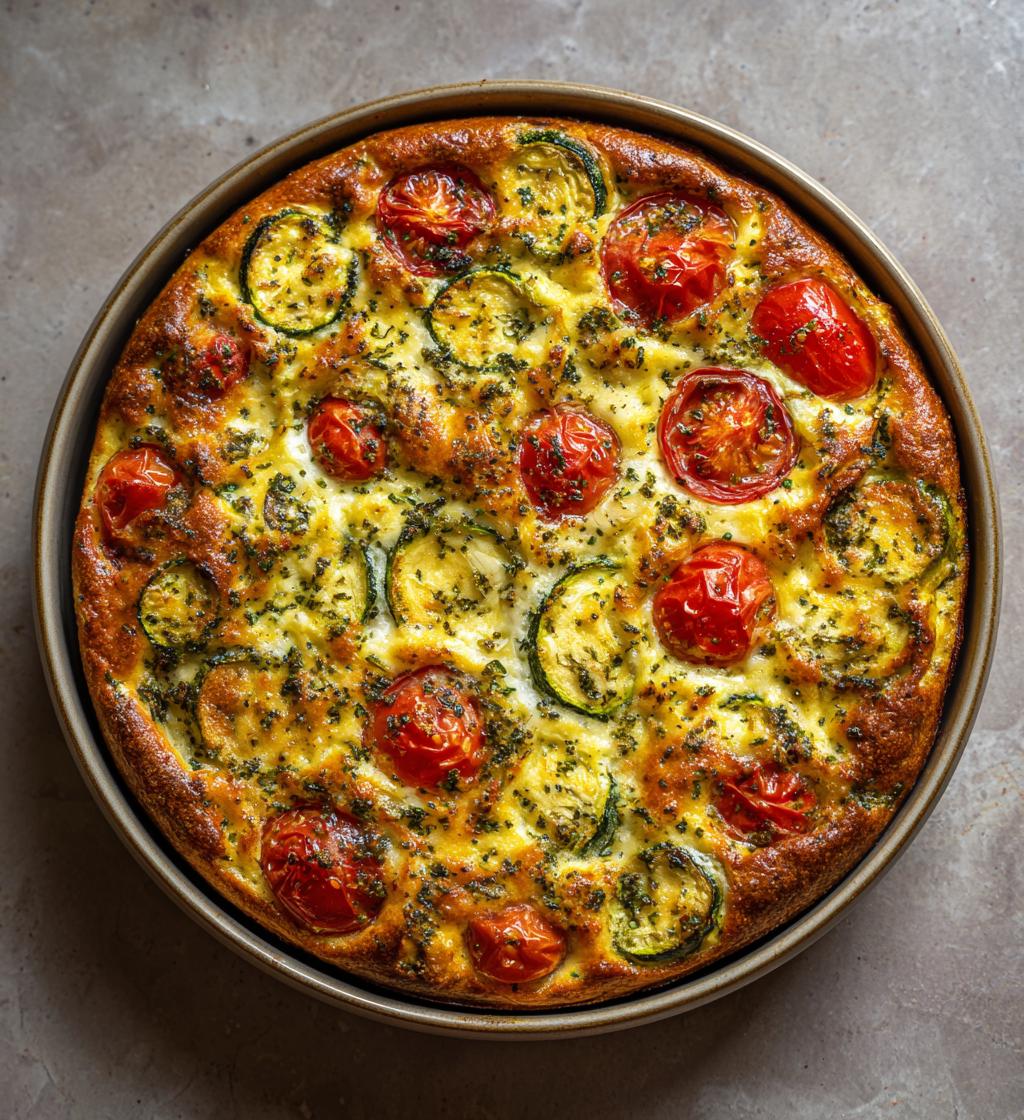Clafoutis de Courgettes et Tomates Cerises - detail 1