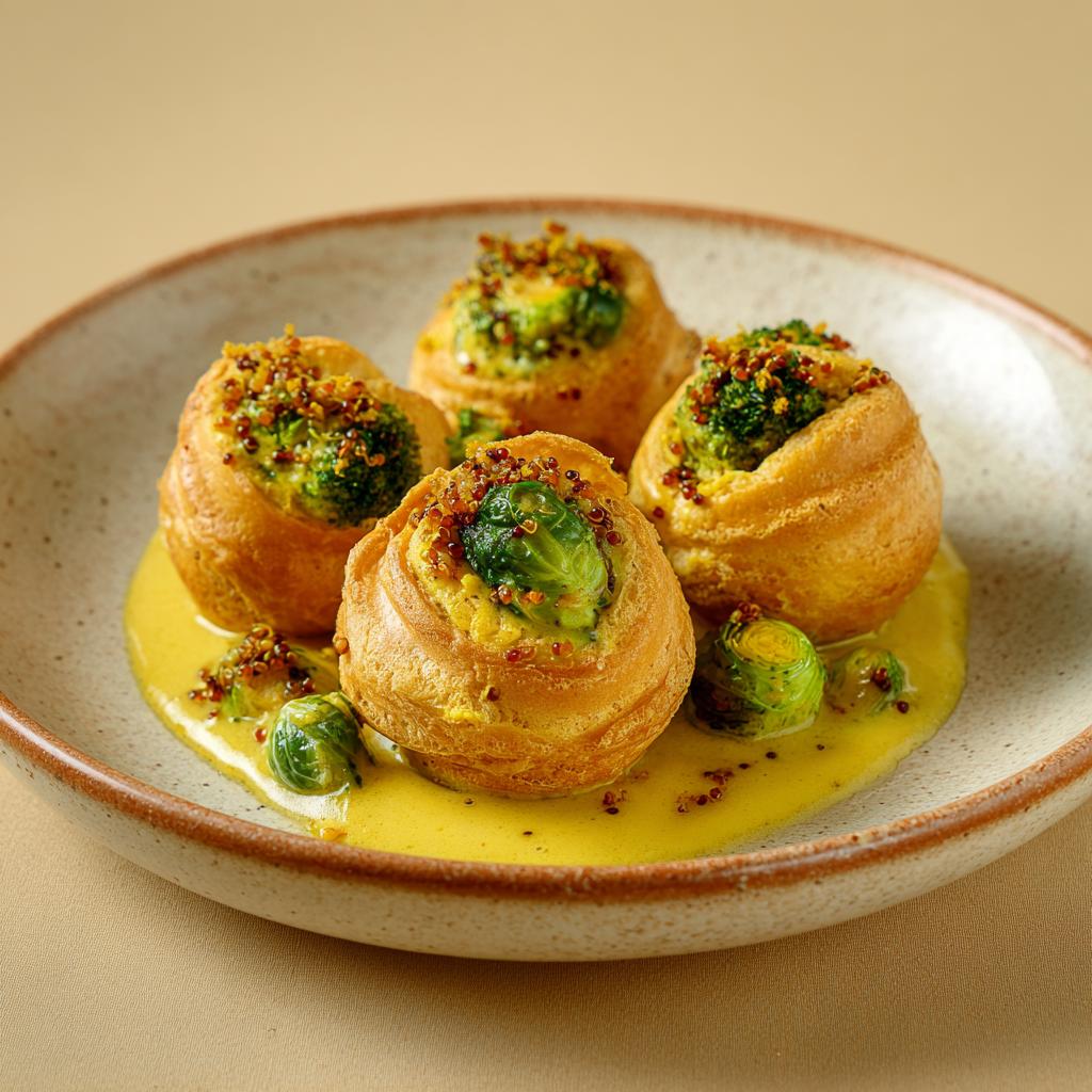 Curry Choux aux Choux de Bruxelles, Brocoli et Quinoa
