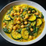 Curry de Courgette Jaune et Pois Chiches