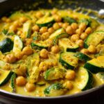 Curry de Courgettes aux Pois Chiches