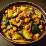 Curry de Pois Chiches au Madras et Courgettes