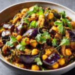 Curry de Pois Chiches et Aubergines