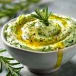 Dip de Courgette à l'Ail et au Romarin