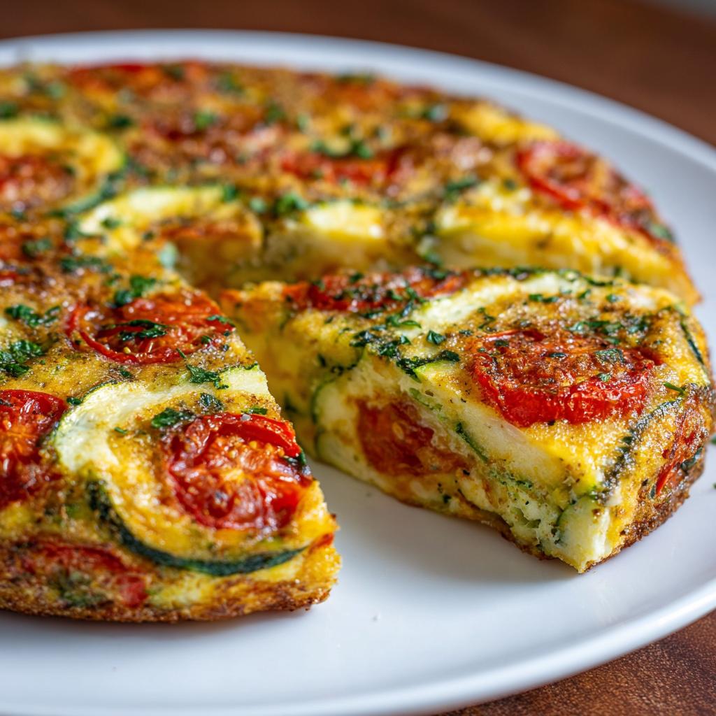 Frittata Courgette Tomate - detail 1