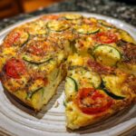 Frittata Courgette Tomate