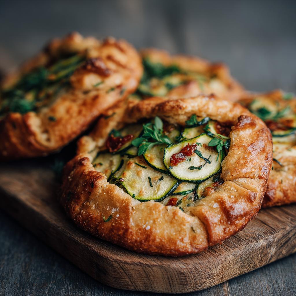 Galettes de Courgettes et Tomates Séchées