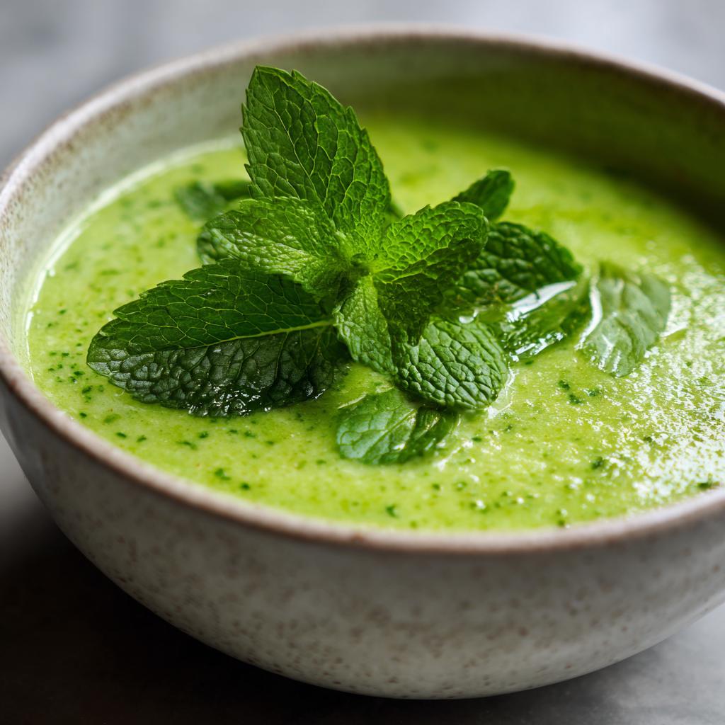 Gazpacho Vert Frais au Concombre et Menthe - detail 1
