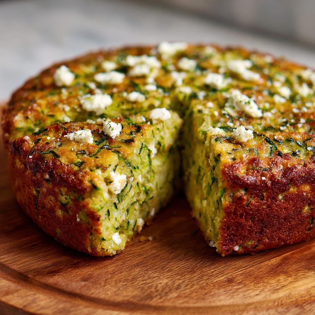 Gâteau Moelleux à la Feta, Courgette et Citron - detail 1