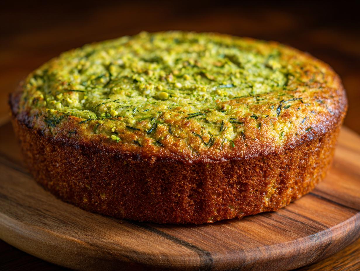 Gâteau de Courgette, Basilic et Pistaches - detail 1