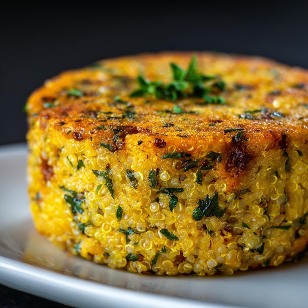 Gâteau de Quinoa et Pois Chiches