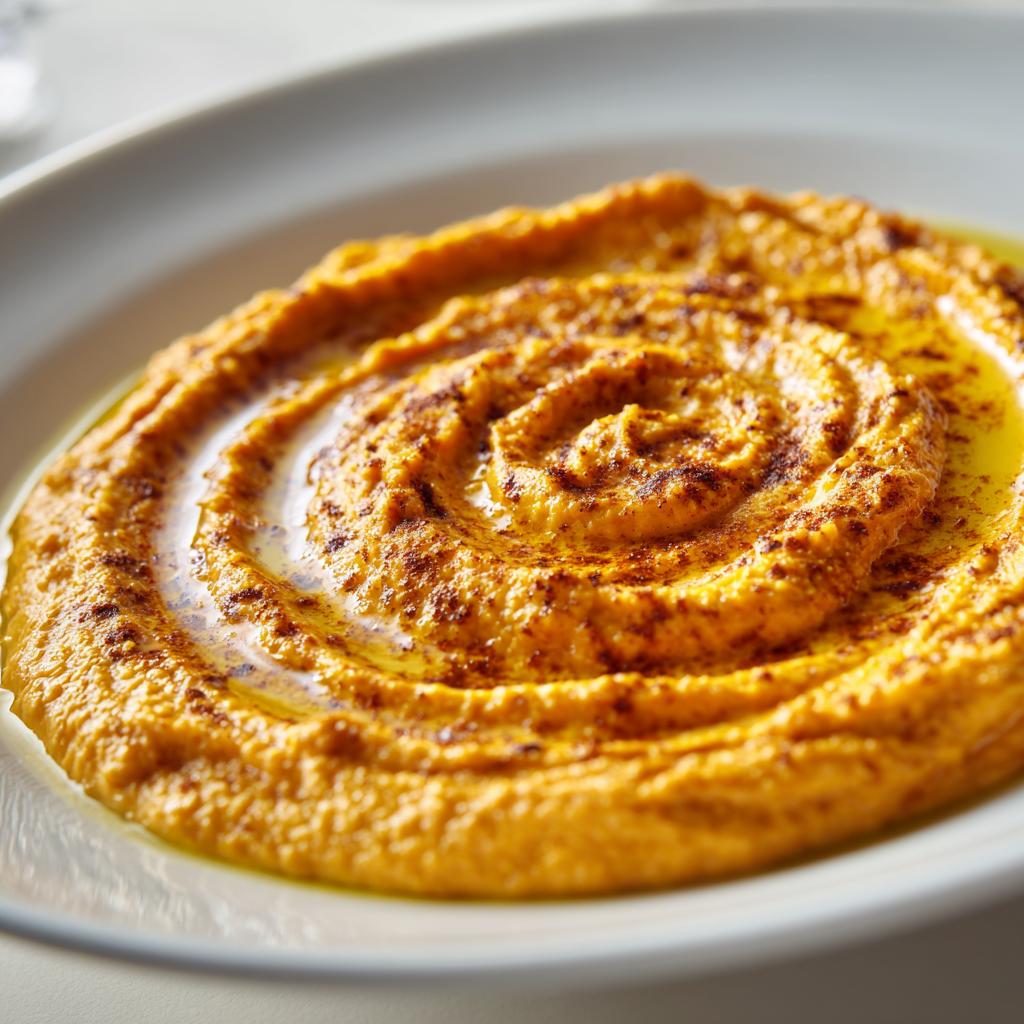 Houmous de Lentilles Corail au Curry