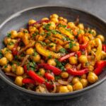 Poêlée de Pois Chiches au Paprika Fumé
