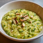 Risotto de Courgette, Basilic et Citron