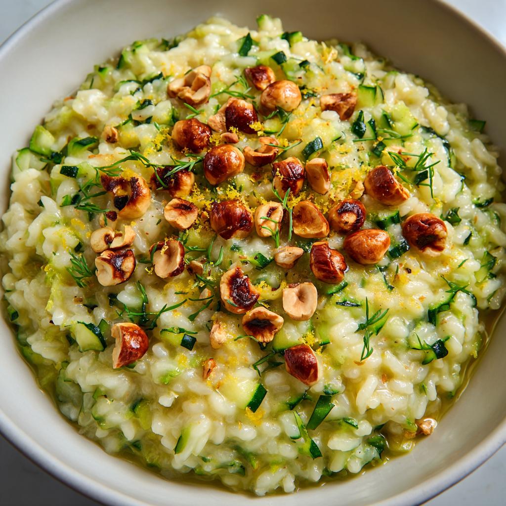 Risotto de Courgettes à la Noix de Coco et Citron