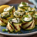 Rouleaux de Courgettes Grillées à la Ricotta et au Citron
