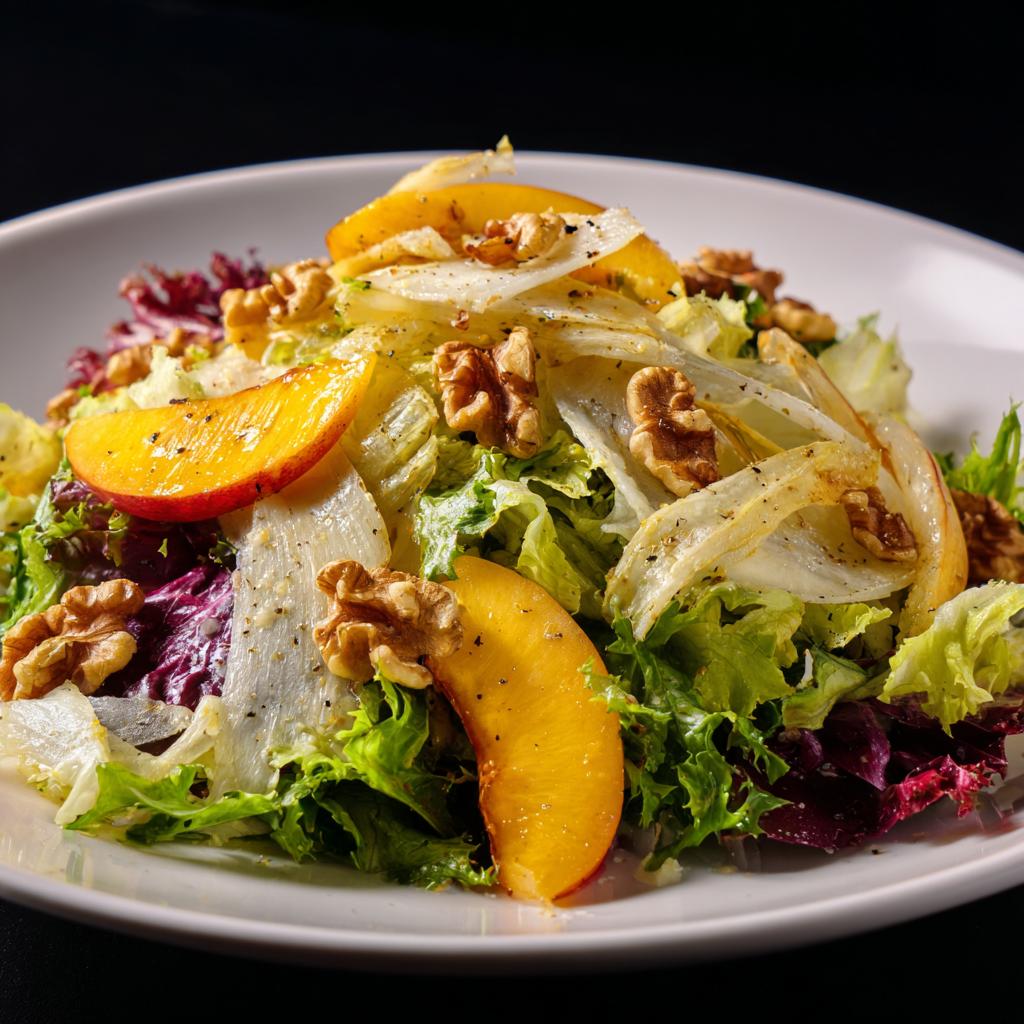 Salade Croquante de Fenouil, Nectarines et Parmesan - detail 1