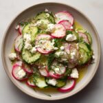 Salade Croquante de Radis, Concombre et Feta