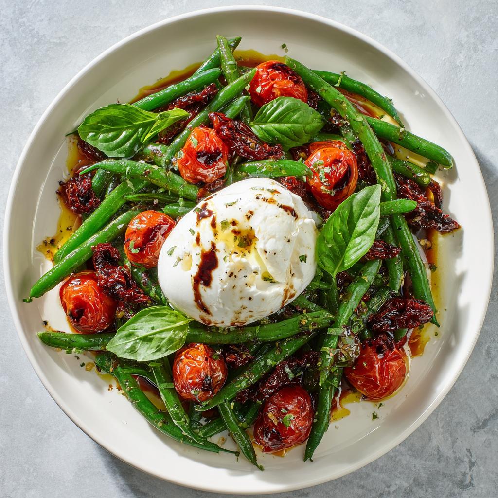 Salade Haricots Tomates Séchées Burrata - detail 1