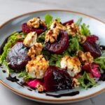Salade de Betterave, Noix et Fromage de Chèvre