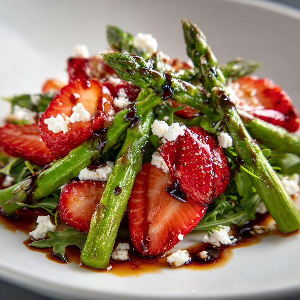 Salade de Fraises et Asperges Vertes - detail 1